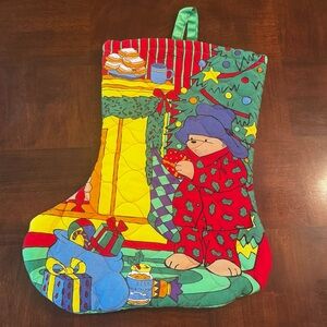 Paddington Bear Christmas Stocking Holiday Decoration